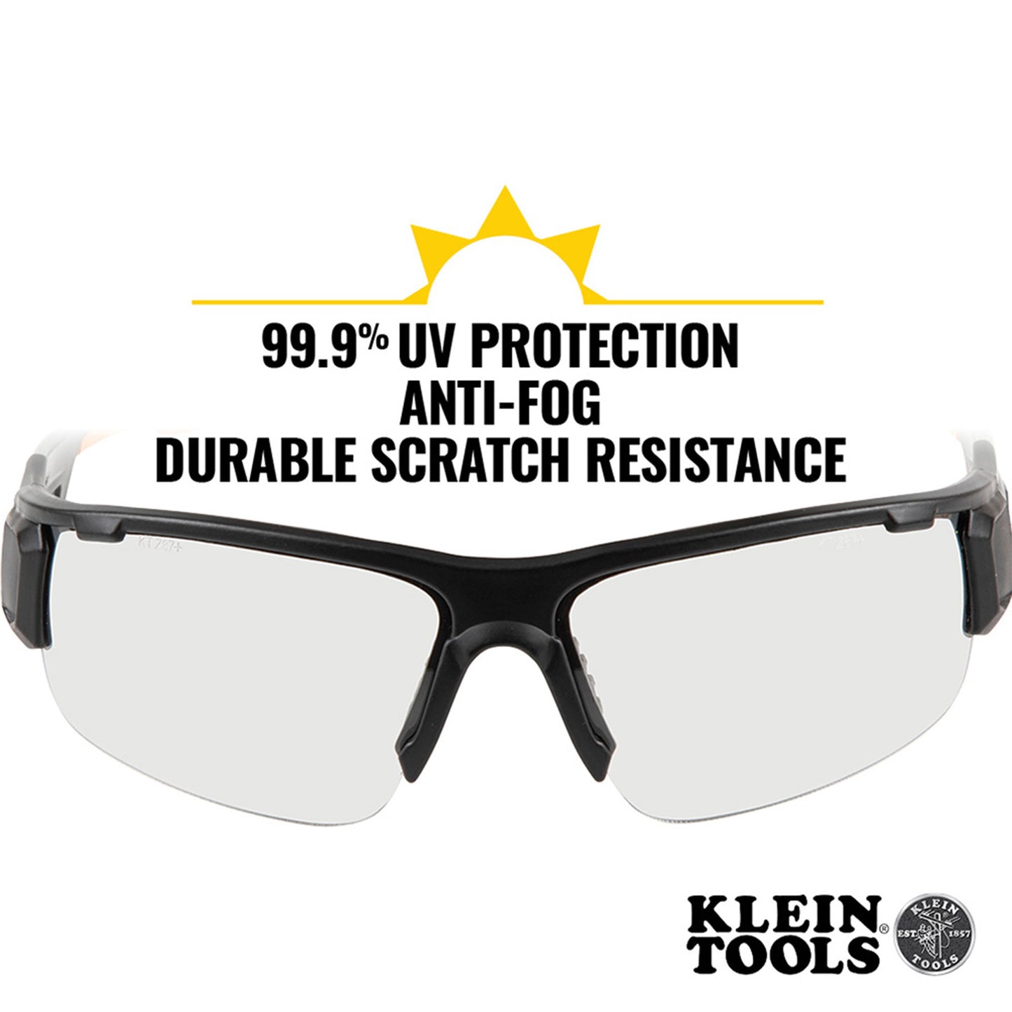 Professional Safety Glasses, Clear Lens