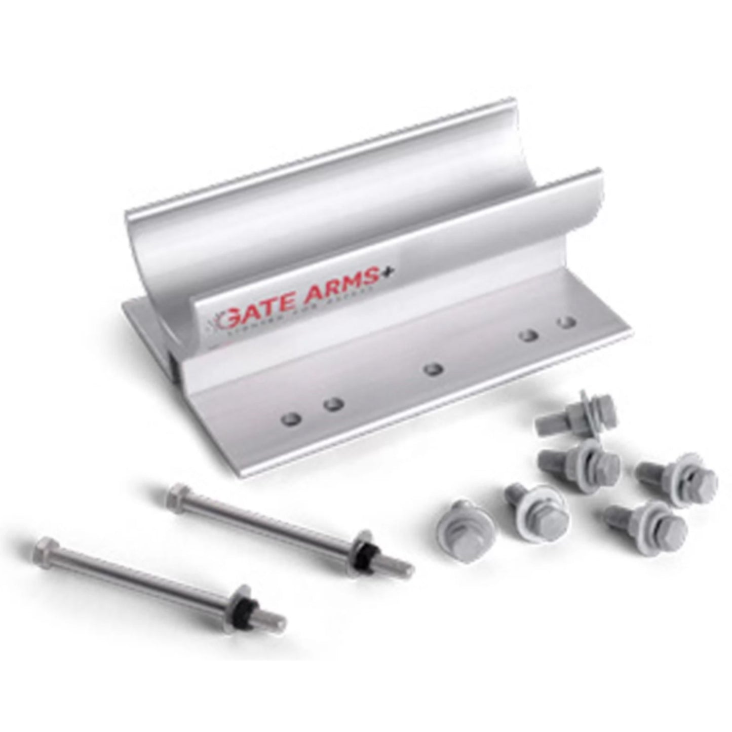 GateArms+ DoorKing and HySecurity Barrier Arm Operator Compatible Round Arm Bracket Part Number: BRACKMULTI