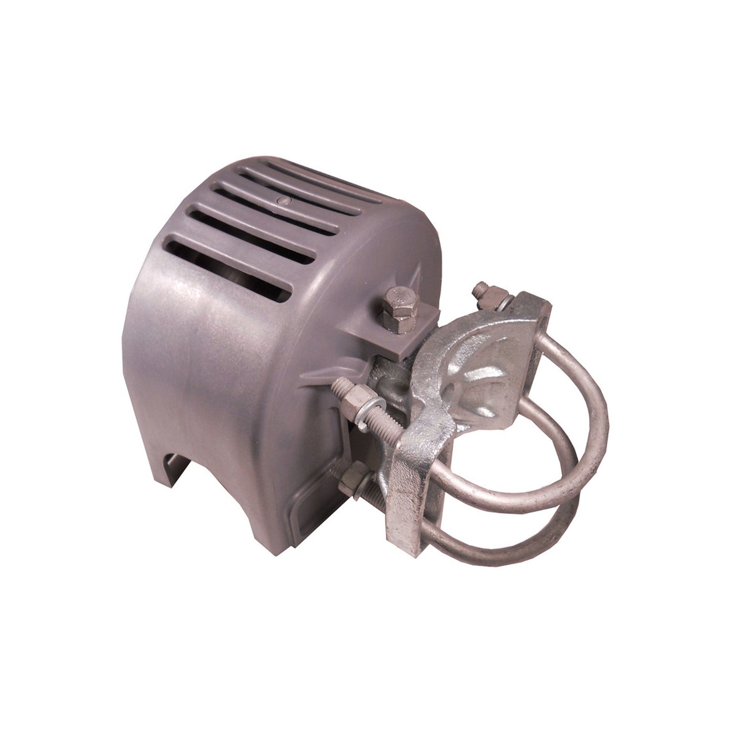 The WI-CR3-N-TBC Cantilever Roller is a nylon roller with cast chassis including safety roller covers pre-installed. WI-CR3-N-TBC fits 4" round posts and 2-1/2" gate frame. Galvanized cast steel mounting brackets secure with heat treated bolts. Rollers are high density, machined, and solid nylon.