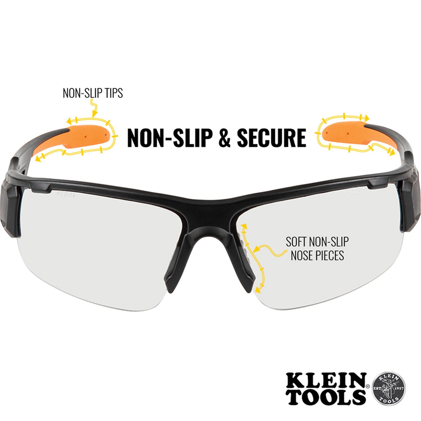 Professional Safety Glasses, Clear Lens