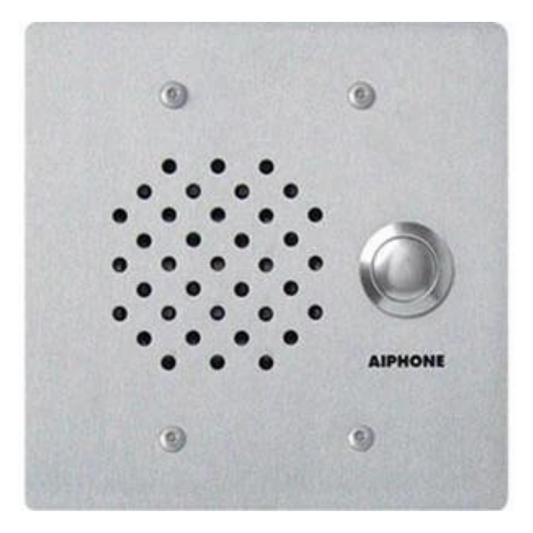 Aiphone Door Station, LE-SS/A Product Code:  LE-SS/A  2-Gang Door Station, Vandal and Weather Resistant Stainless Steel  FEATURES Provides communication and call-in Stainless steel panel Weather and Vandal Resistant Moisture and puncture resistant speaker Hands-free communication when master station answe