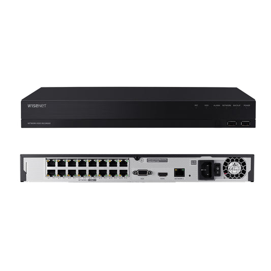 WiseNet ARN-1610S-4TB 16 CH PoE NVR