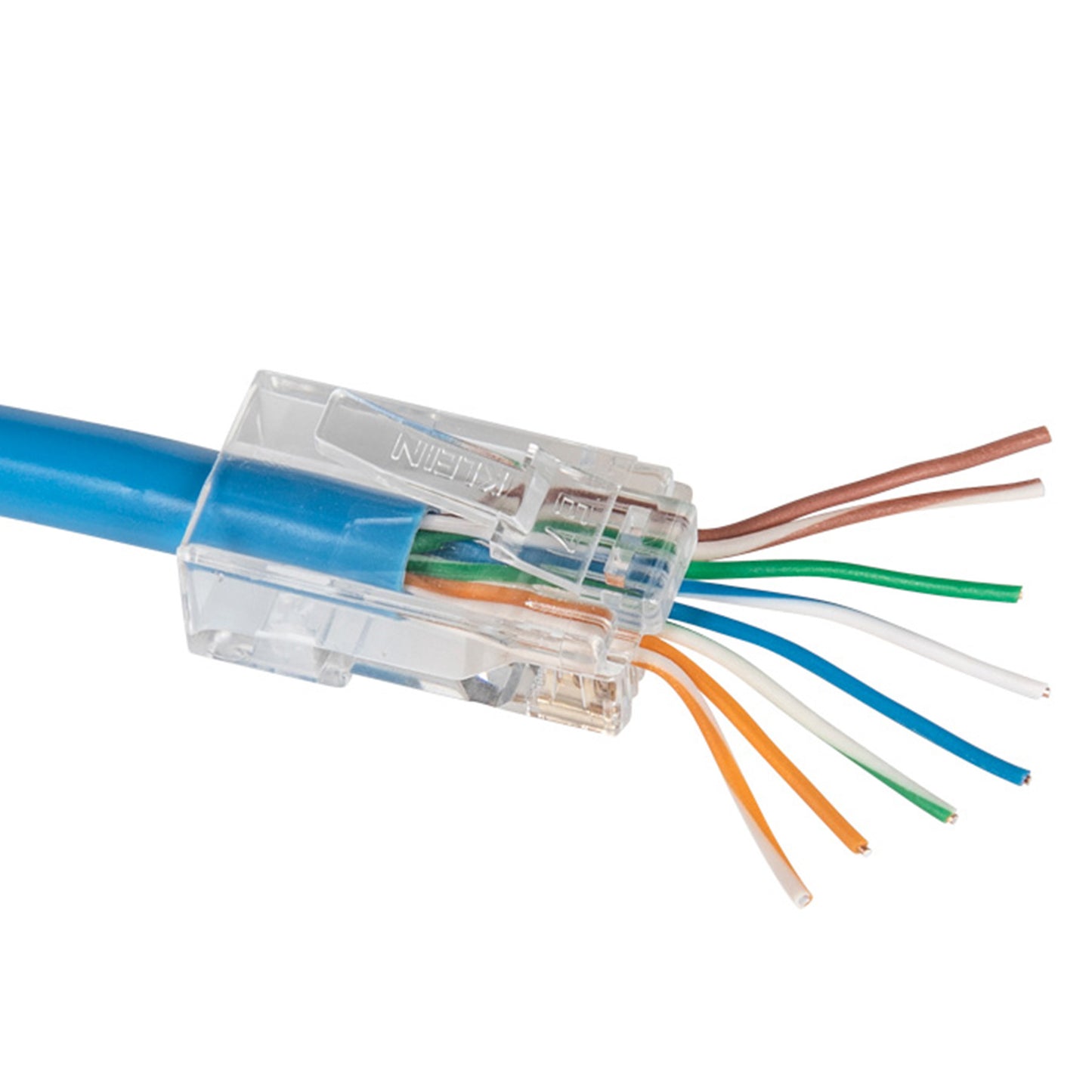 Klein Tools Pass-Thru™ Modular Data Plug, RJ45-CAT6, 50-Pack Part Number: KLN VDV826-703